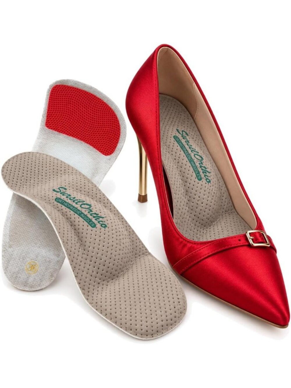 Comfortable High Heel Insoles for Women | Arch Support & Pain Relief